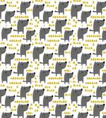 Sketch Style Canine Pattern