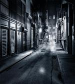 Dark Urban NYC Scenery