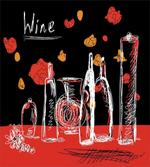 Wine Bottles and Decanter
