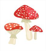 Simple Cartoon Toadstool