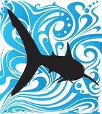 Swirling Waves and a Big Fish