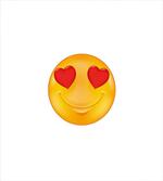 Cartoon Smiley Face Heart