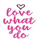 Do What You Love Pink Tones artwork