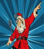 Pop Art Santa