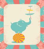 Vintage Circus Elephant