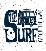 Vintage Surf Mini Van