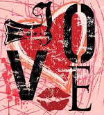 Vintage Love Themed Design