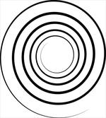 Spiral Shape Monochrome