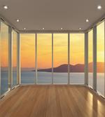 House with Mountain Ocean