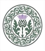 Round Leaf Ornament