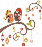 Noel Owls Folkloric