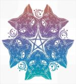 Cats Mandala Design