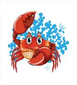 Cartoon Blue Coral Reef