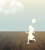 Little Girl with Balloon artwork