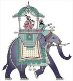 Elephant with Prince artwork