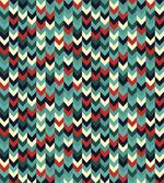 Chevron Herringbone Retro