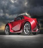 Modern Red Sports Vehicle