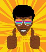Hippie Man Positive Vibes