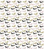 Foxes Pattern with Dots artwork
