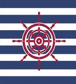 Red Ship Wheel