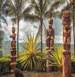 Tiki Masks and Palm Trees