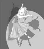 Ballerina Girl Shadow