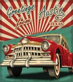 Retro American Classical Car artwork