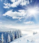 Idyllic Snow Mountain