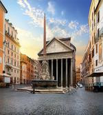 Pantheon Fountain in Rome