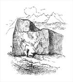 Hand Drawn Mountain Design