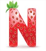 Uppercase Vegan Letter