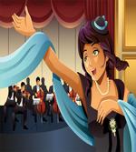 Woman Singing with Orchestra