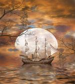 Full Moon Nautical on Moon