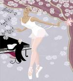 Old Ballroom and Pianist