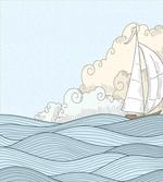 Doodle Style Ocean