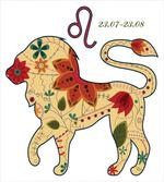 Oriental Floral Leo
