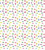 Colorful Paint Blots Flowers