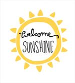 Welcome Sunshine Simplistic
