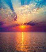 Dawn Sea Tranquil View artwork