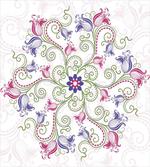 Round Flower Frame