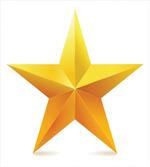 Single Yellow Ombre Star artwork