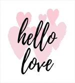 Romantic Phrase Hearts