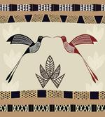 Bamboo Leaf Birds Art