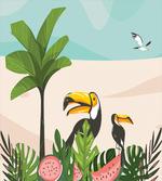 Watermelons Toucans