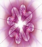 Abstract Fractal Flower