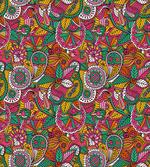 Funky Vivid Leaves Art artwork
