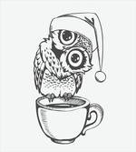 Baby Bird on Coffee Cup