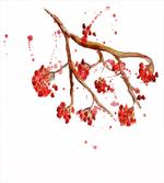 Tree Watercolor Splashes
