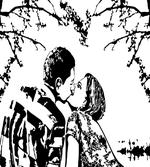 Young Couple in Love Print