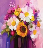 Hand Painted Bouquet